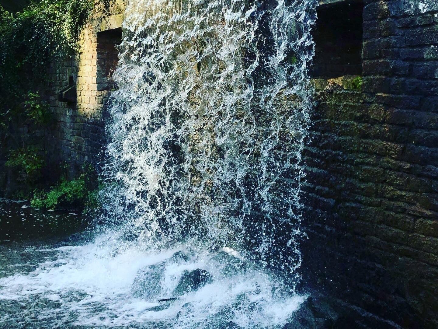 Main Lake Waterfall at Newstead Abbey