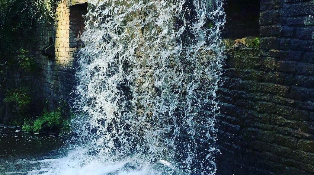 Main Lake Waterfall at Newstead Abbey