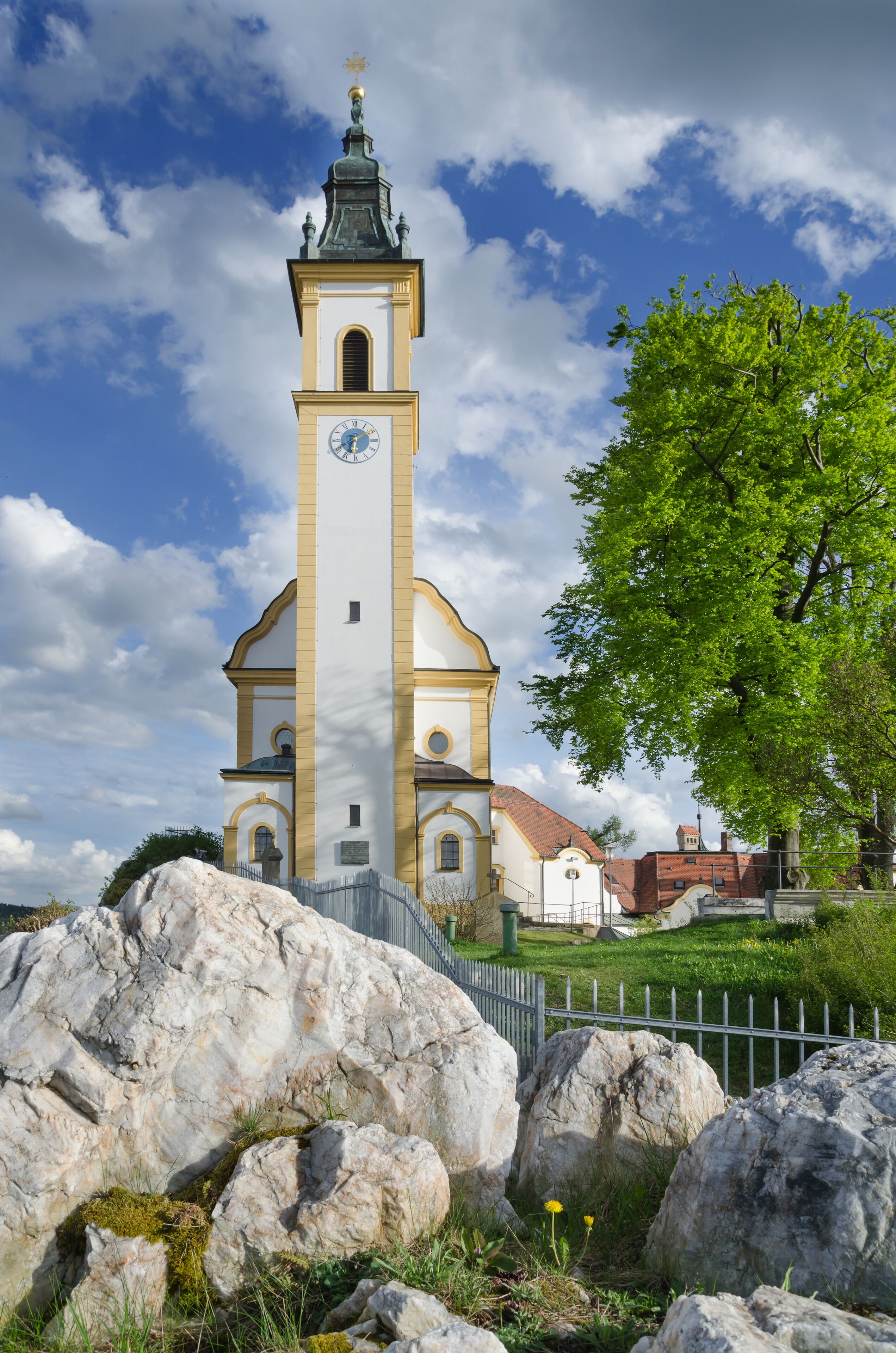 Baroque church in Pleystein, Germany