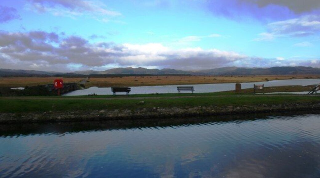 Bellanoch Seating Just the place to watch the canal at Bellanochor the reed beds beyond.