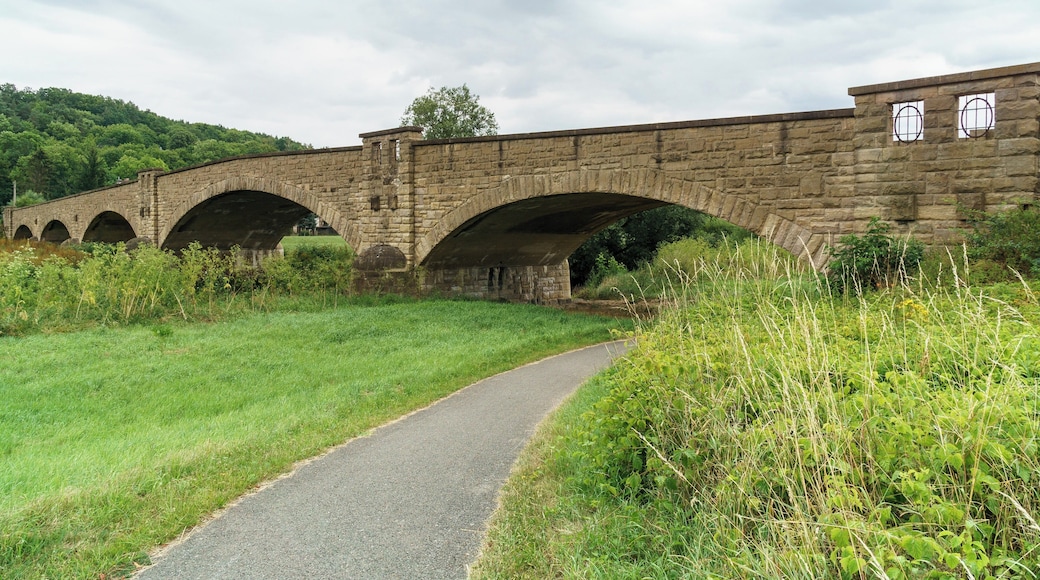 Brücke über die Weiße Elster zwischen Haynsburg und Sautzschen
