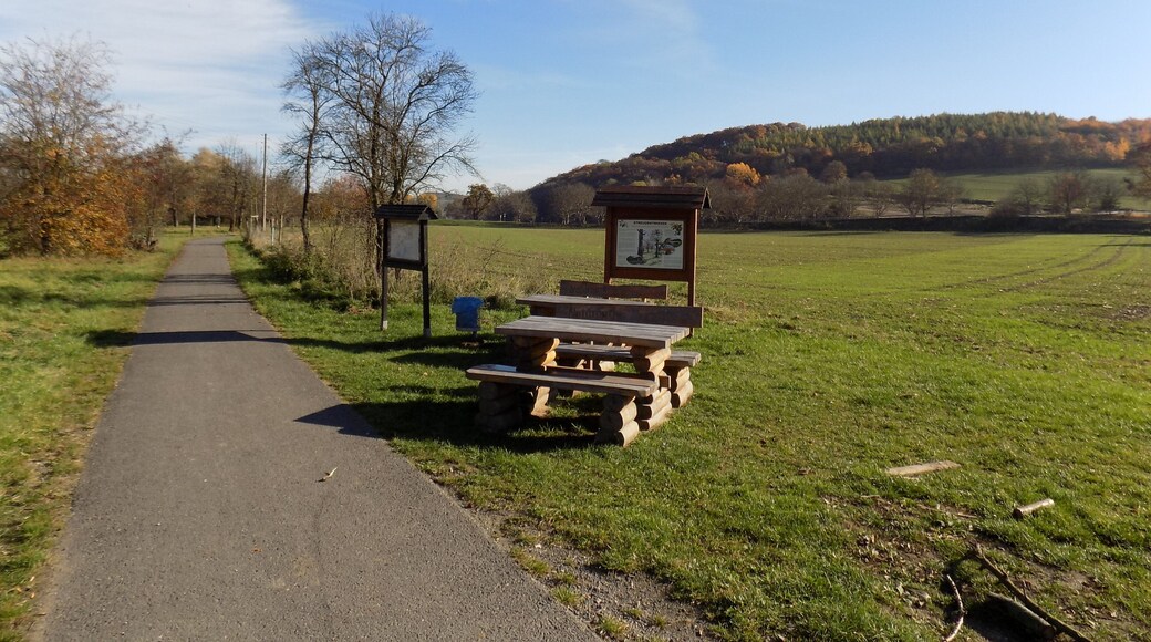 Elster Cycling Route at Neumühle (Wetterzeube, district: Burgenlandkreis, Saxony-Anhalt)