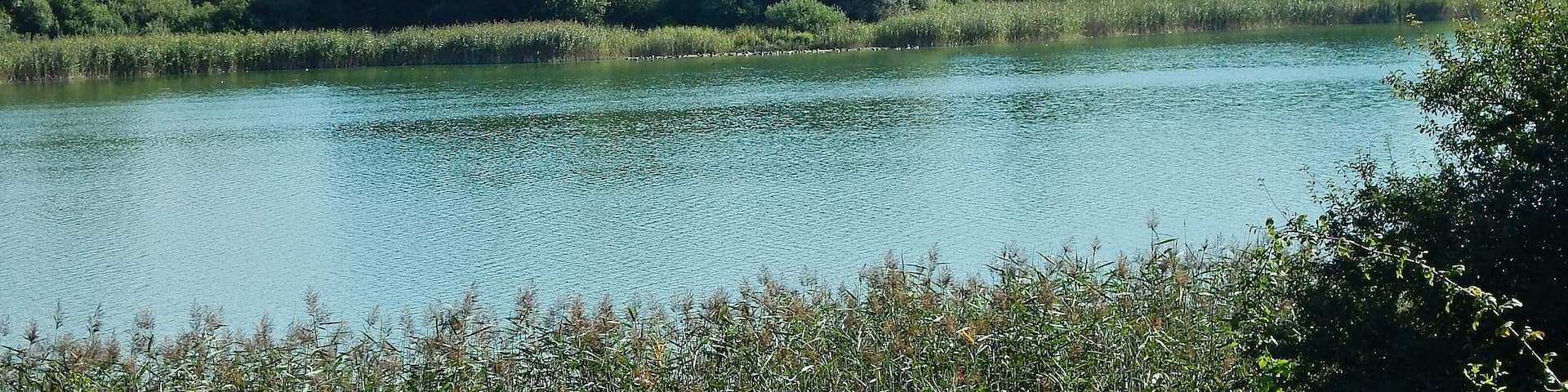 An der ehemaligen innerdeutschen Grenze beim Mechower See