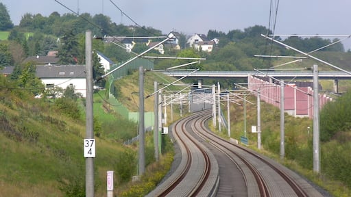 Germany, From Frankfurt to Cologne in the driver's cabin