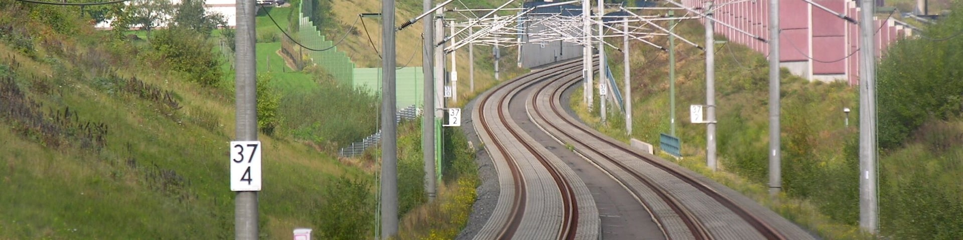 Germany, From Frankfurt to Cologne in the driver's cabin