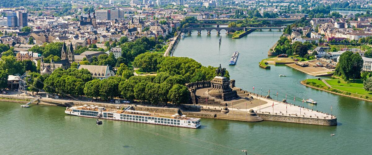 Deutsches Eck - Koblenz, Germany