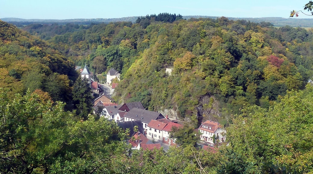 Blick vom âHahnâ auf Winterburg