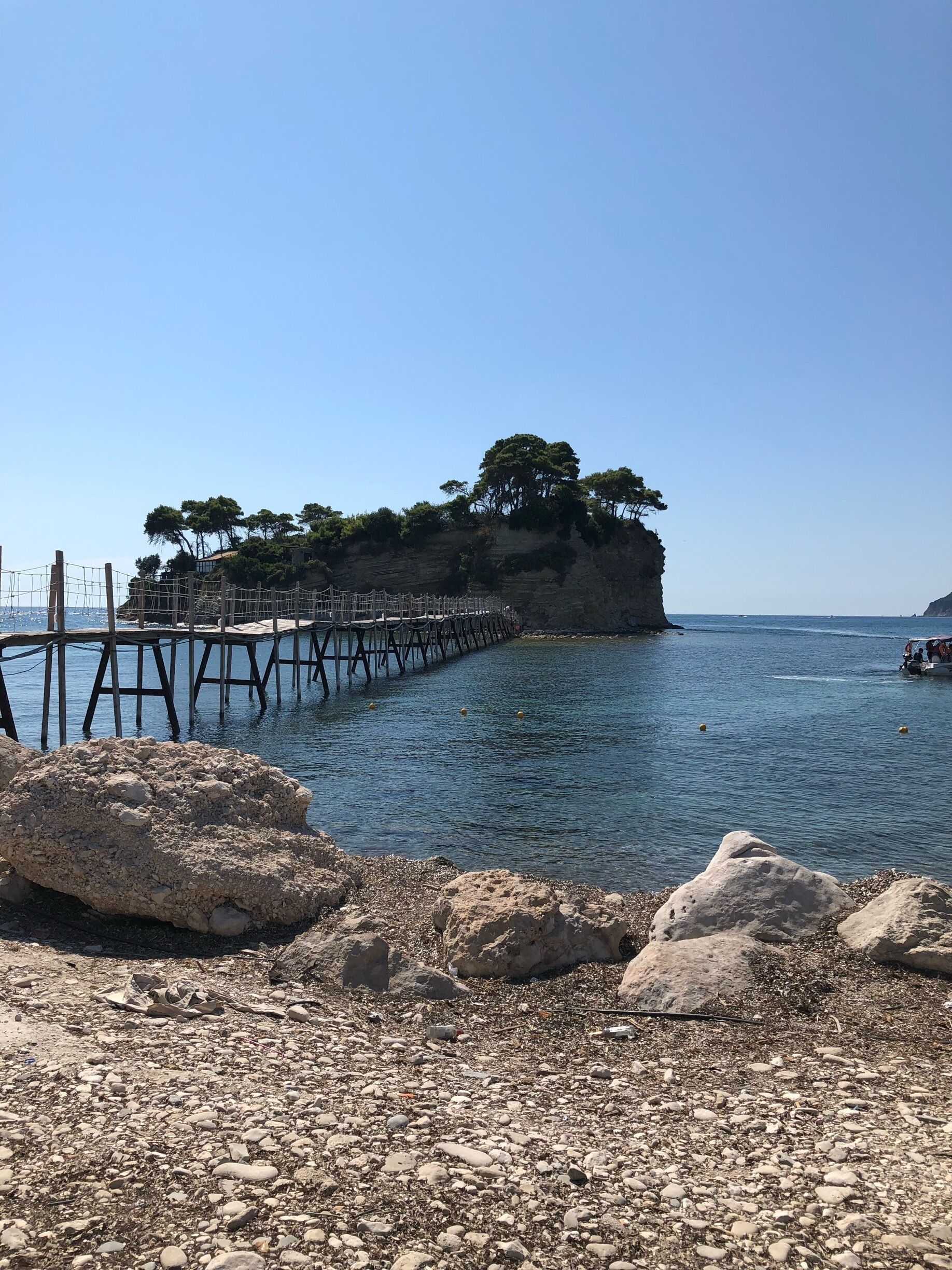You wouldn’t think that behind me there is a bustling port.  This place reminded me of tranquil.