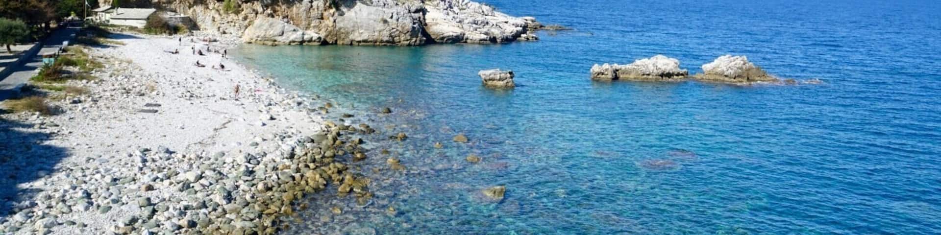 The beach that the movie Mama Mia was thanking please