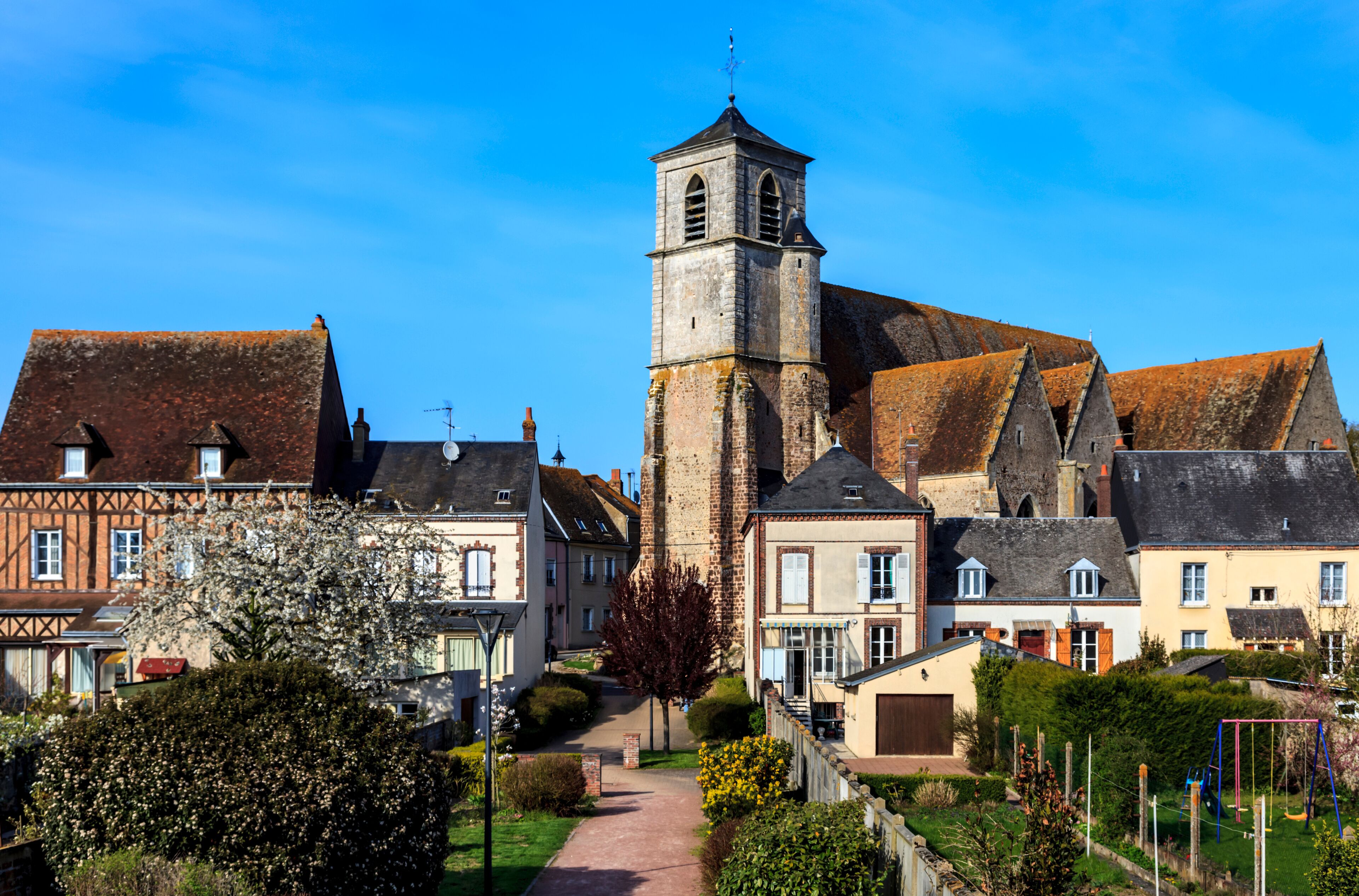 Brou Townscape - Eure et Loir, France
