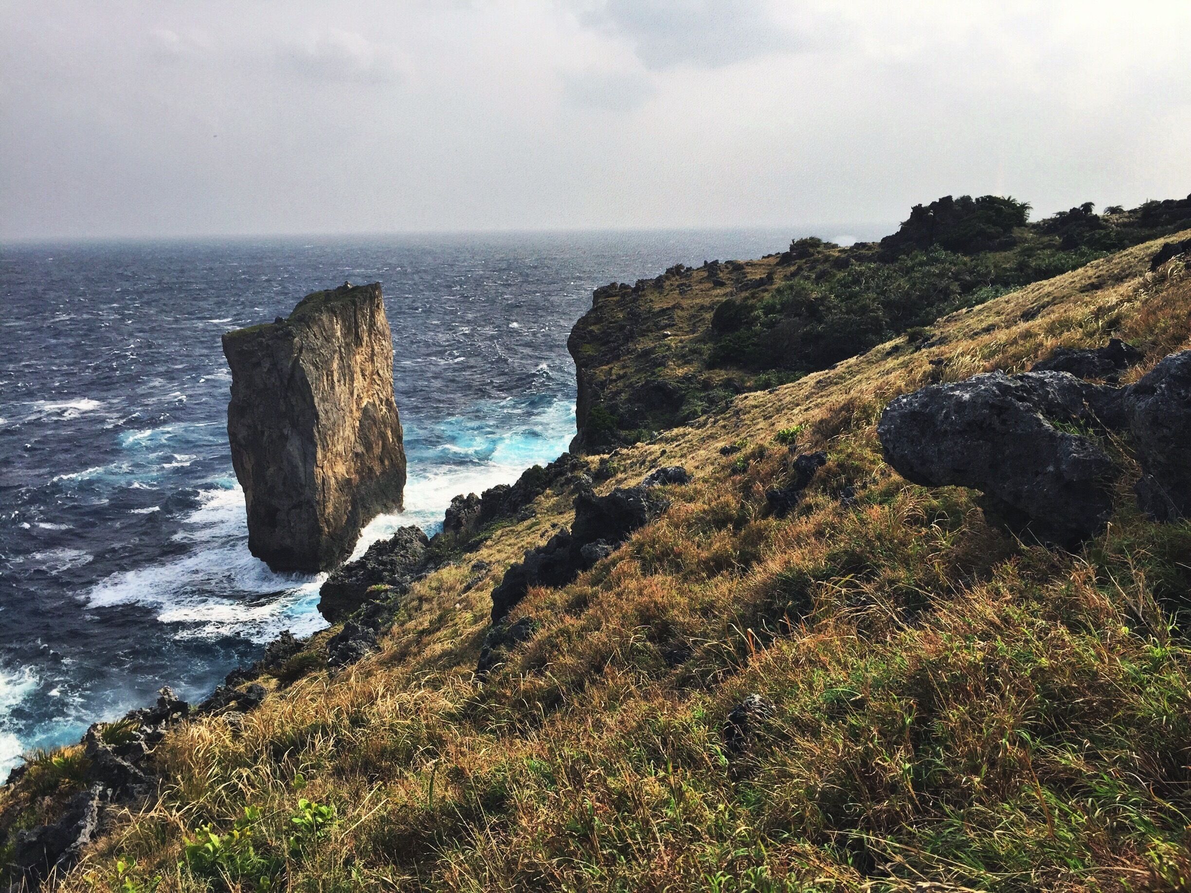 While trekking Mount Riposed, we took a shortcut from Ckerit Cave to marvel at this view of Tayawun Rock. Definitely one of the best moments from that Batanes trip.