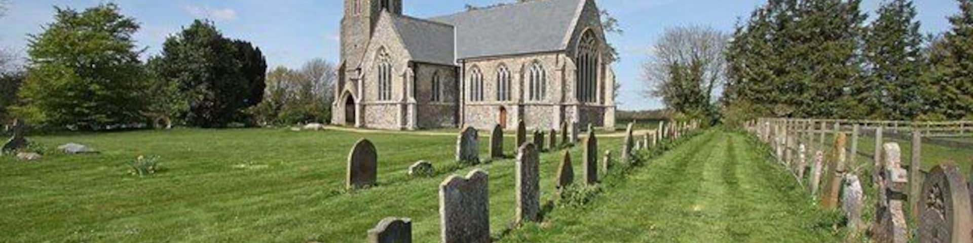 All Saints Church, Besthorpe, Norfolk - Churchyard