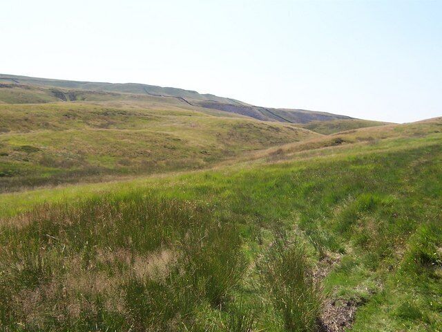 Huker Mire. Named thus on Ordnance Survey Maps - a sorry mass of soggy moorland to the north east of Addlebrough