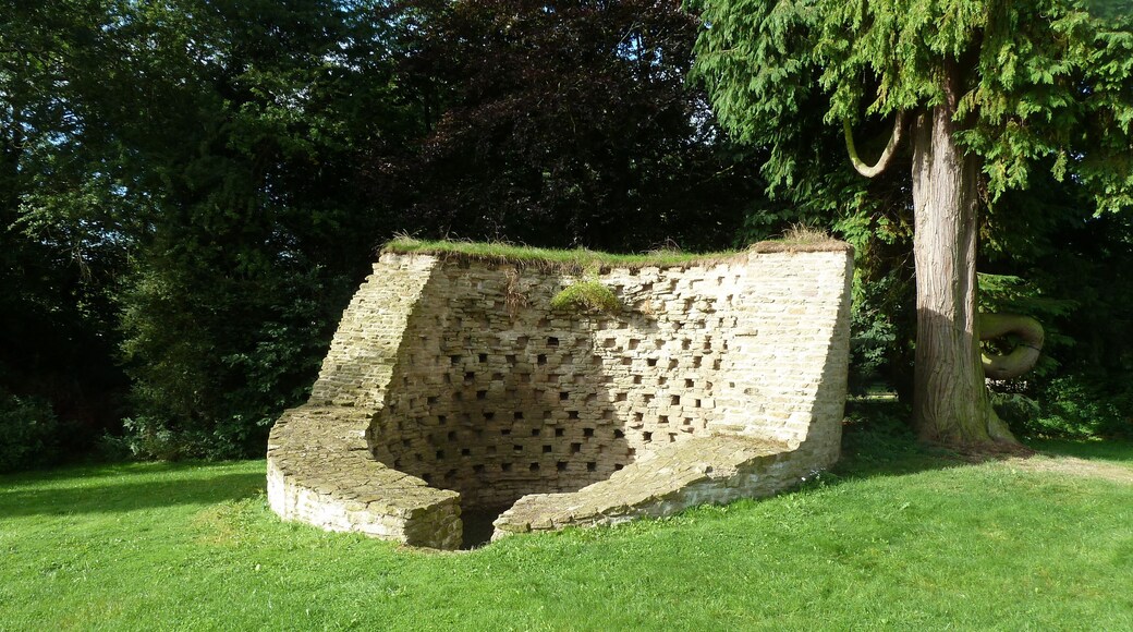The medieval dovecote at The White House, Aston Munslow