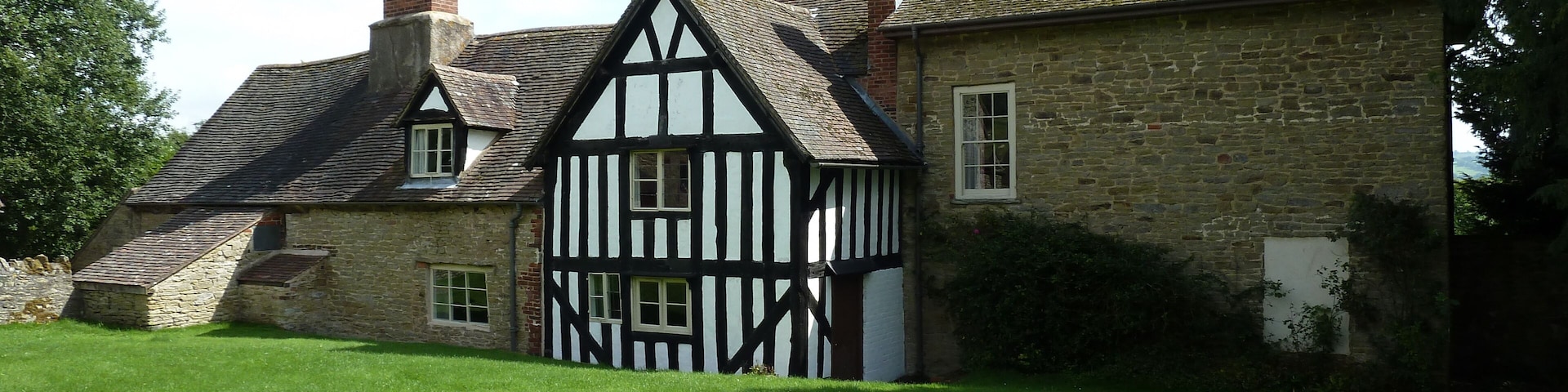 The north side of The White House at Aston Munslow