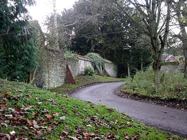 Access road past Aston Hall