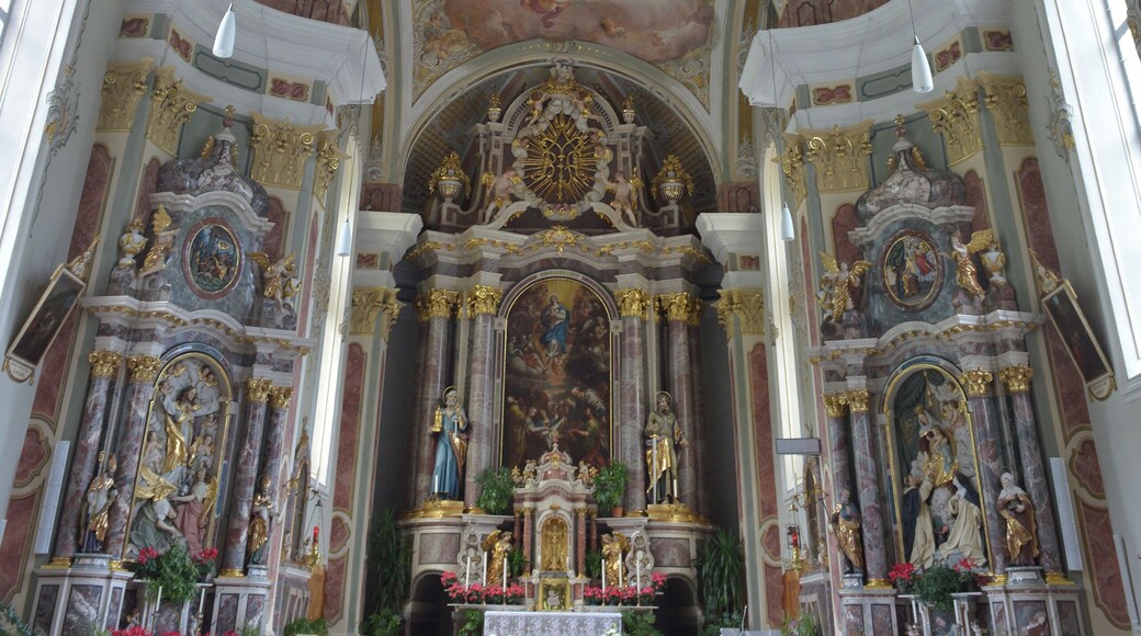 Parish church Saint Peter and Paul in Villnöà - The steeple was buildt 1897