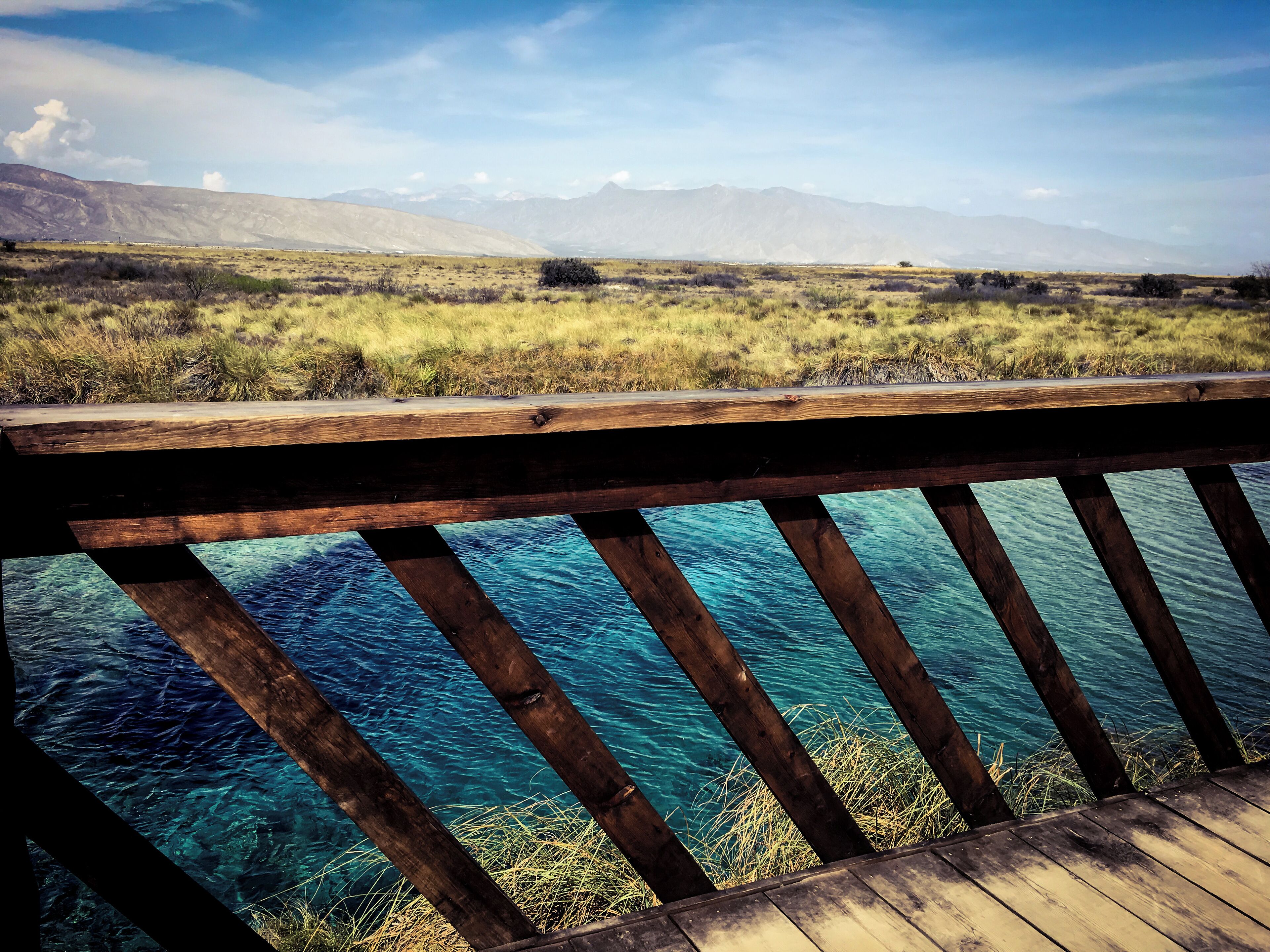 Poza azul (blue hole) Is one of the many, more than 400, water bodies in the desert of Coahuila. Its deep blue colors are due to the bacteria that live in these waters. Is such a beautiful landscape #Golden