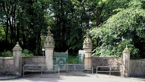 Photograph of the gateway to Stubbylee Park, Bacup, Lancashire