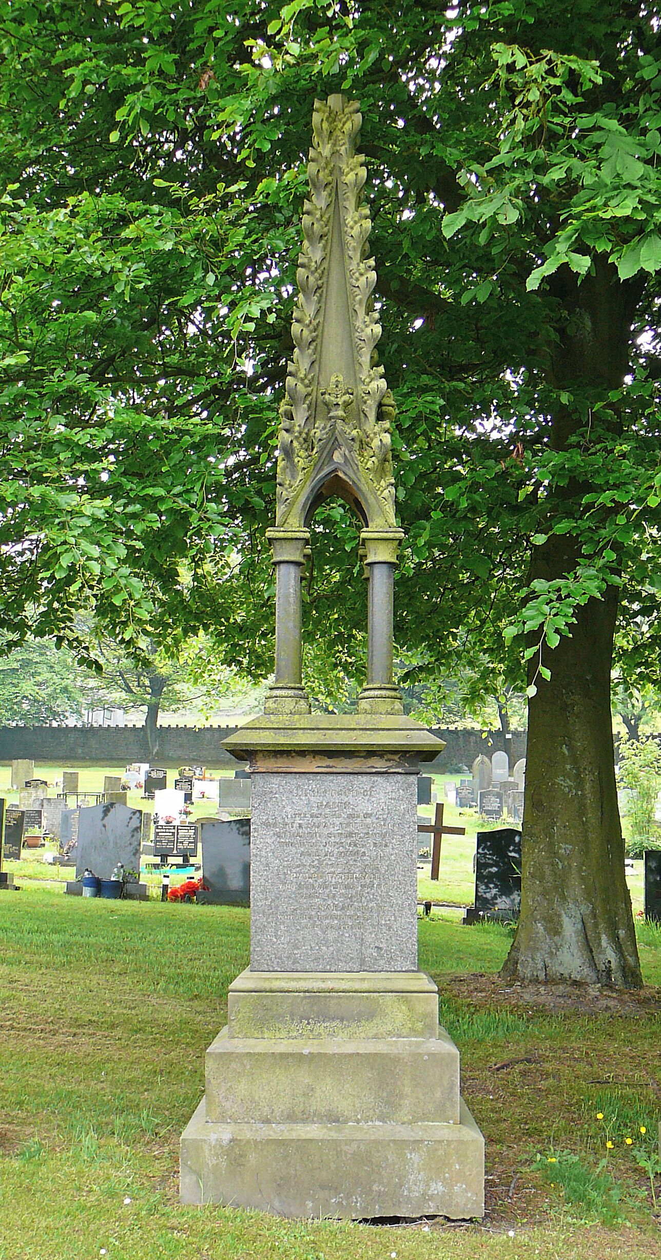 Grave in Bacup Cemetery