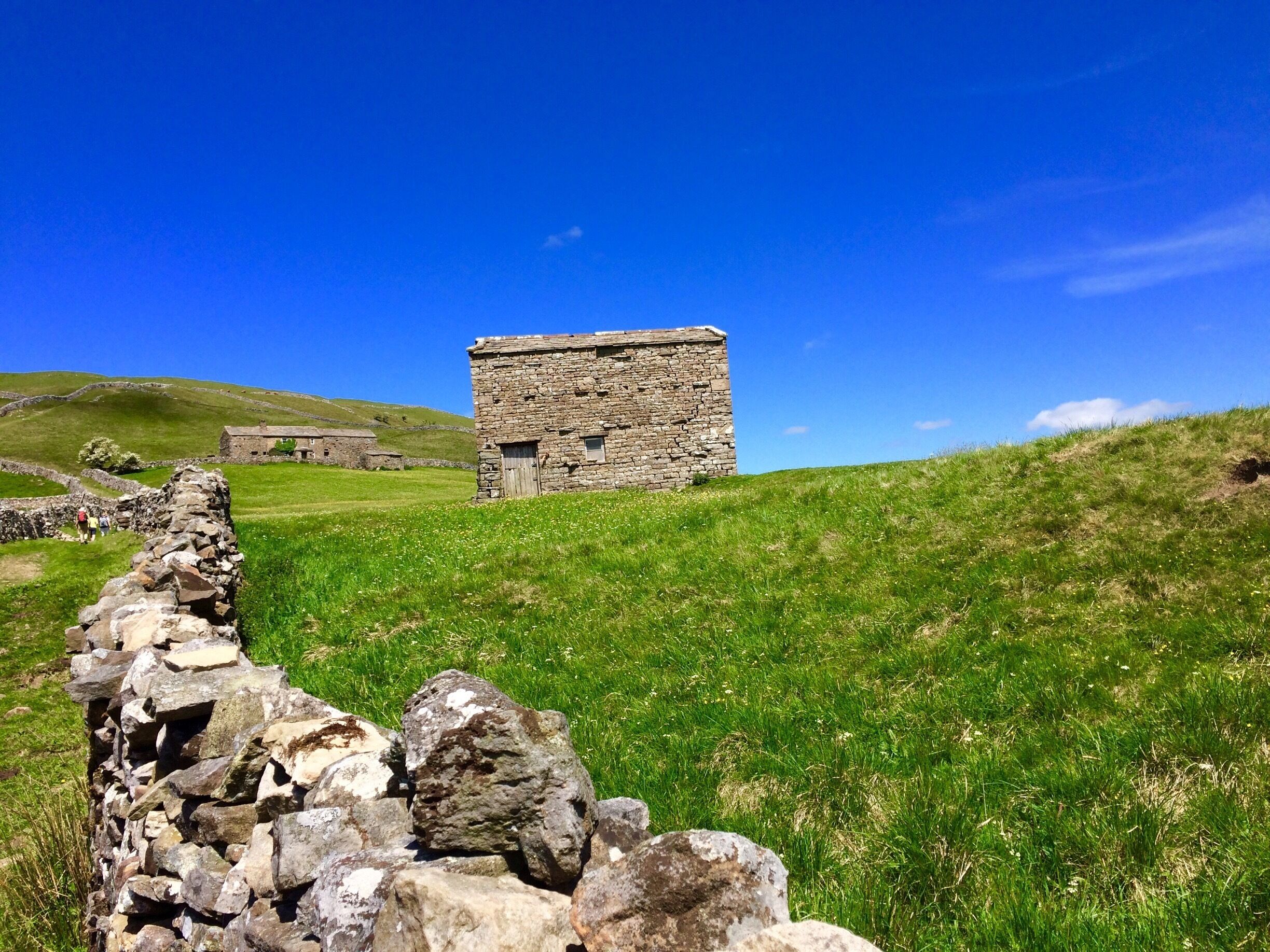 Swaledale is dotted with field barns, which were traditionally used to store hay after it had been cut. 