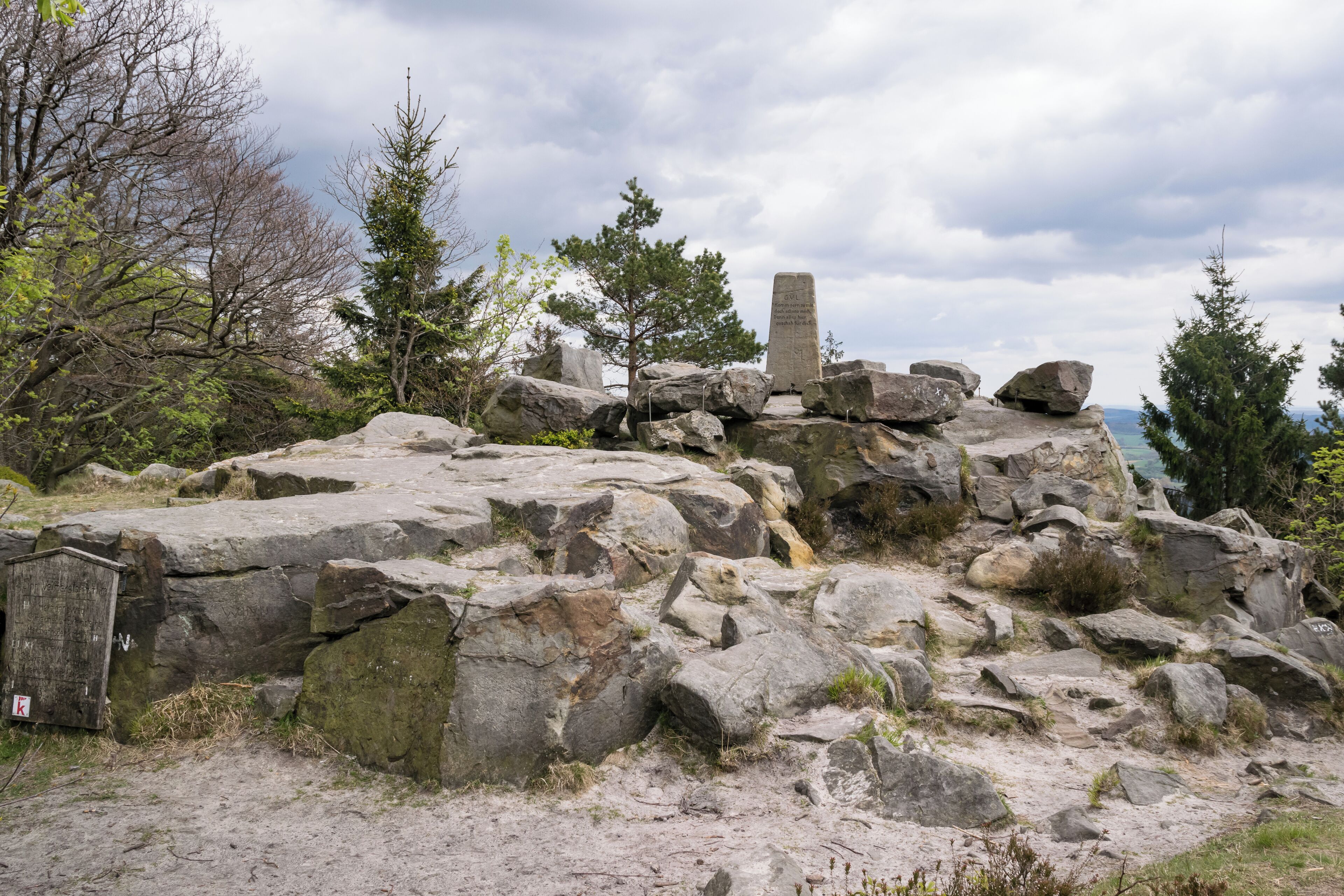 Die Lippische Velmerstot im Eggegebirge.
