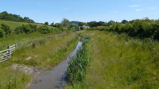Bradiford water, between Bradiford and Pottington