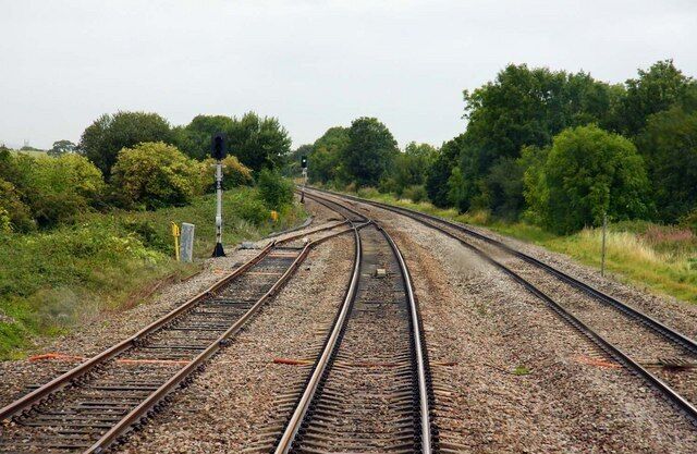 The Up Goods Loop north of Haresfield