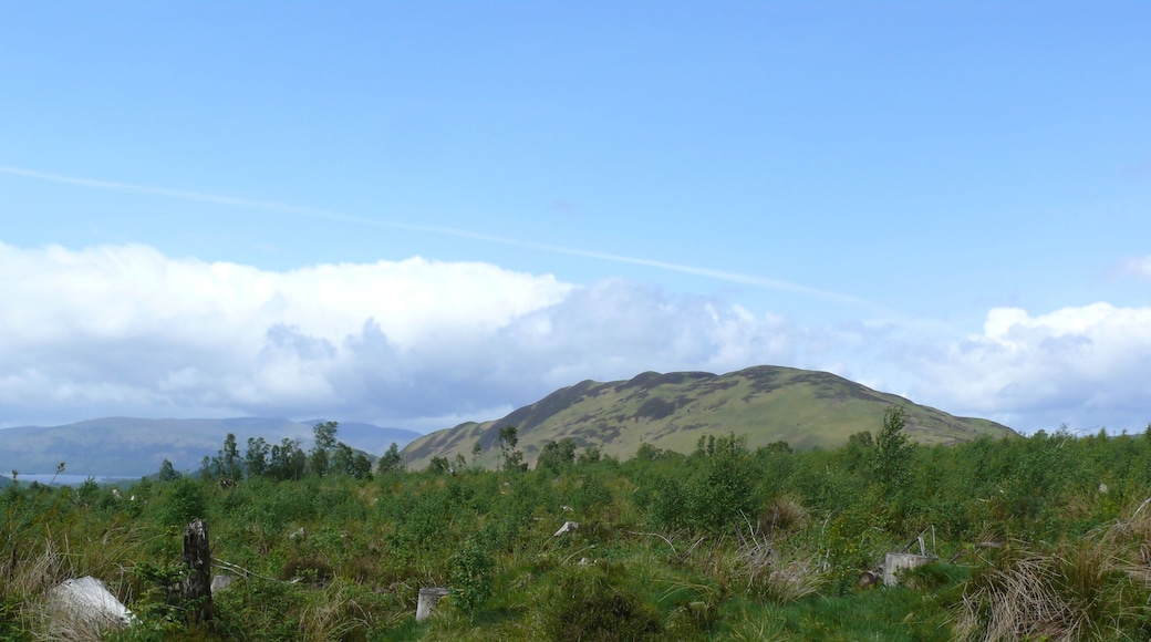 Conic Hill near Balmaha on the eastern shore of Loch Lomond, Scotland.