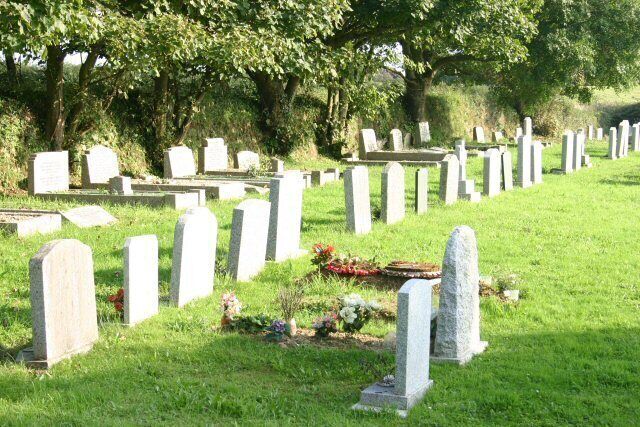 The new graveyard. The new graveyard at the church of Sitney.