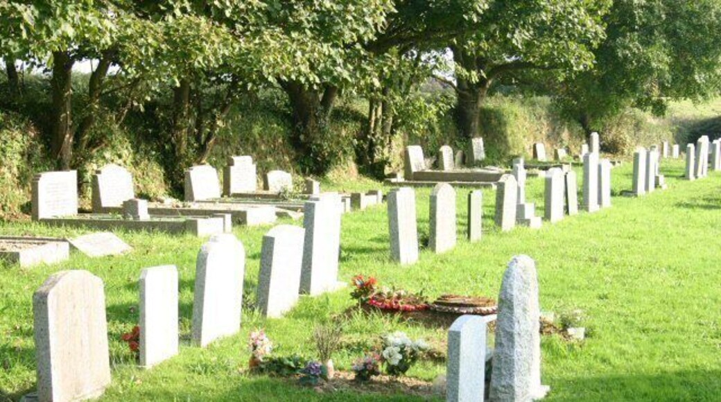 The new graveyard. The new graveyard at the church of Sitney.