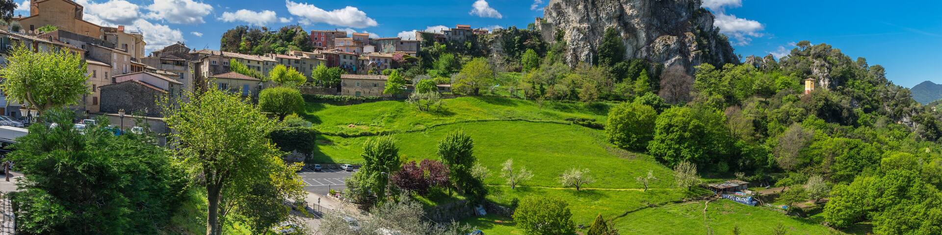 Village Gilette in France