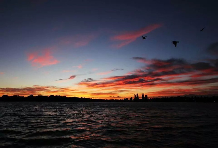 Lake Monger is always a good place for a walk or a picnic, especially to watch the #sunrise