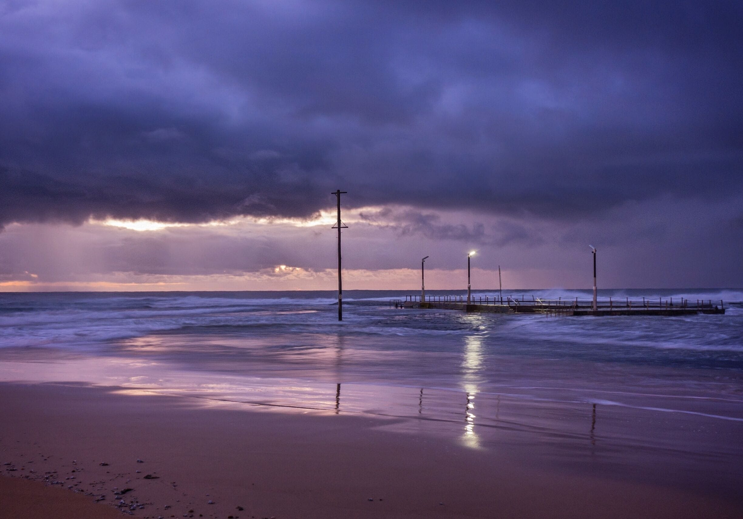 A beautiful storm rolled across yesterday mornings sunrise on Mona Vale Beach. It was beautiful although a little wet, a great place to catch the days first light!