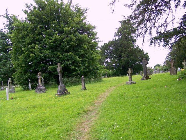 Churchyard, All Saints Church, Maiden Bradley There are a number of yew trees within the churchyard.