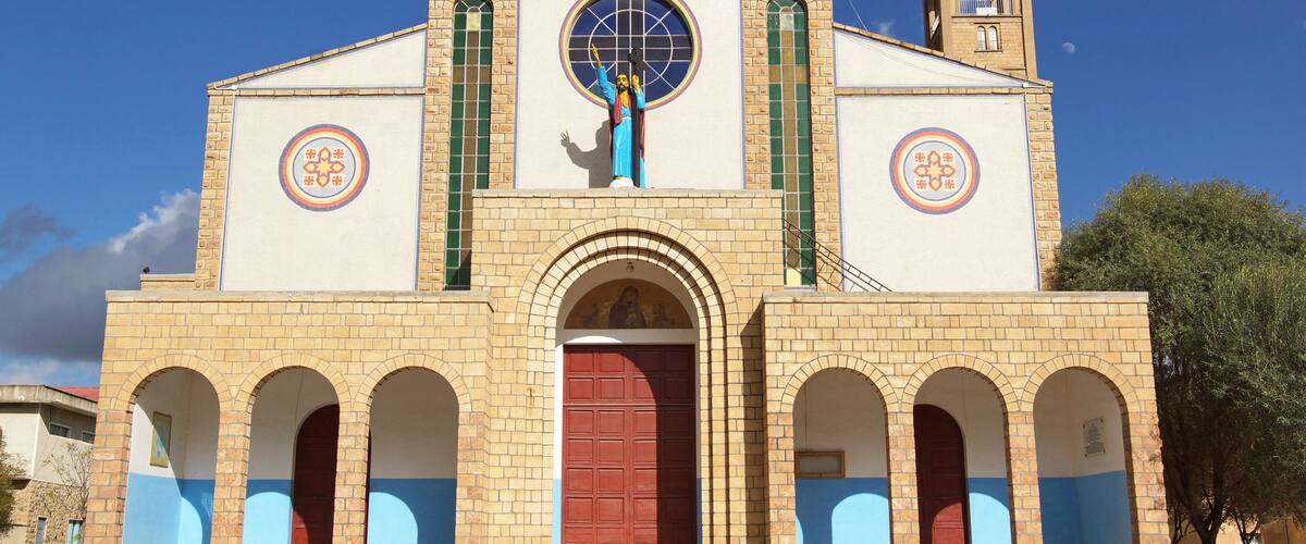 Kathedrale von Adigrat, Äthiopien, Afrika