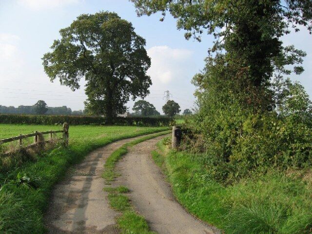 The Track To Greenthwaite Grange From the B1363.