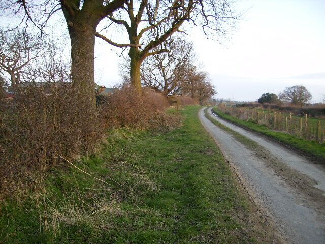 Bull Lane at Bohemia looking towards Low Bohemia Farm