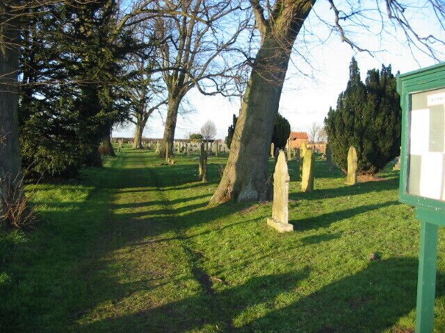 Cemetery near to Sutton-on-the-Forest