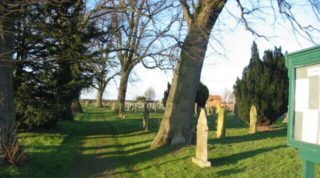 Cemetery near to Sutton-on-the-Forest