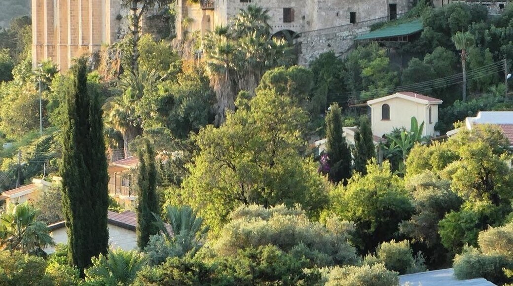 Beautiful 13th century abbey and gardens situated on the slopes of the Kyrenia Mountains.