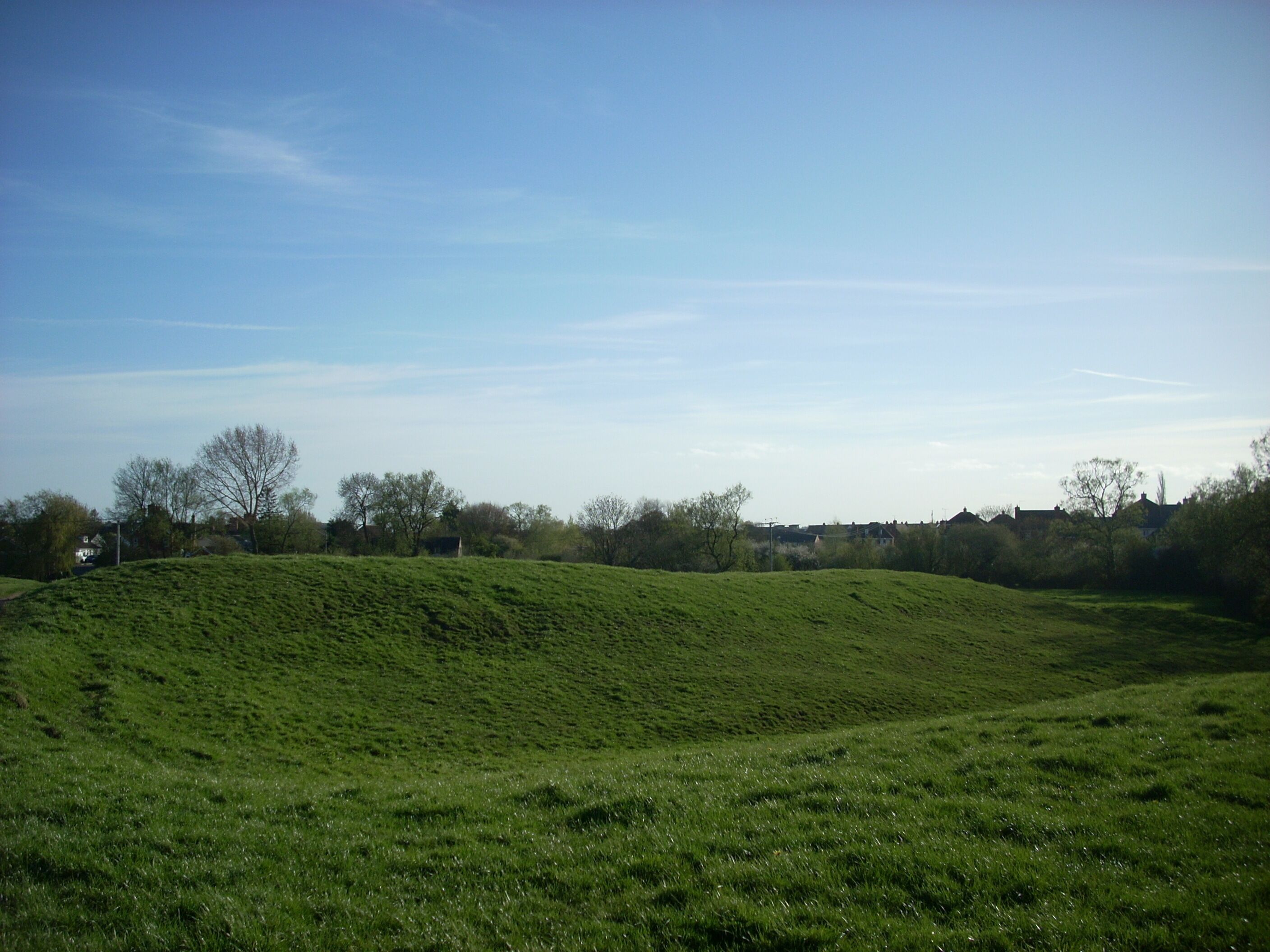 The site of King's Court Palace, a 13th century royal hunting lodge on the outskirts of Gillingham in Dorset, UK.
