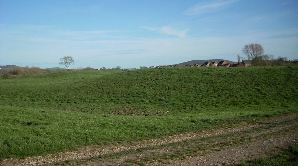 The site of King's Court Palace, a 13th century royal hunting lodge on the outskirts of Gillingham in Dorset, UK.