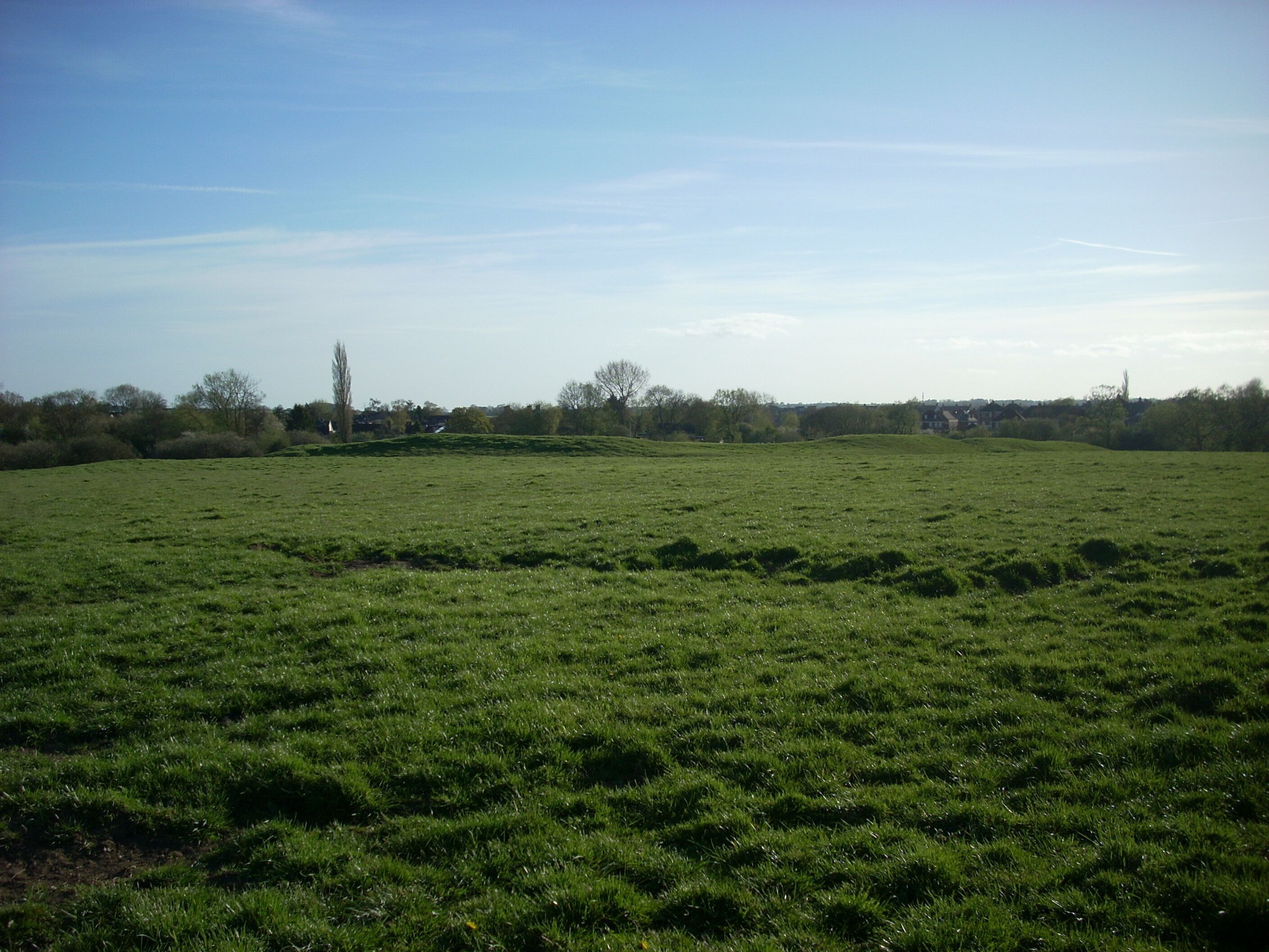 The site of King's Court Palace, a 13th century royal hunting lodge on the outskirts of Gillingham in Dorset, UK.