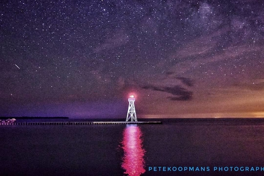 On the shores of Lake Erie in the the village of Erieau.