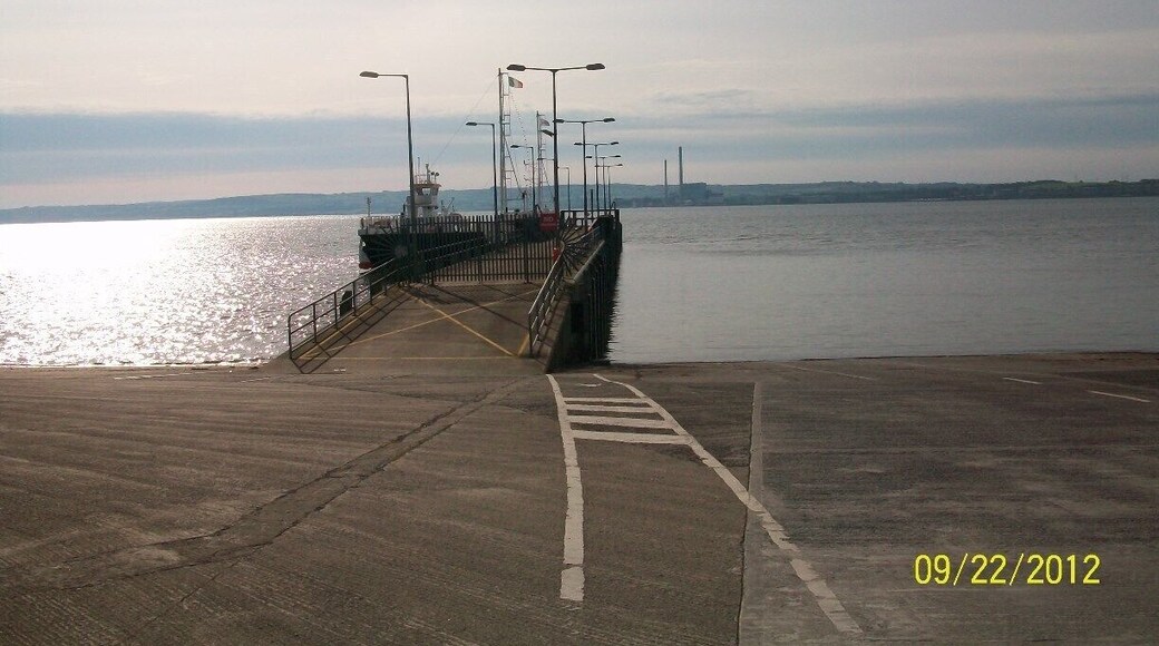 Ferry crossing the Shannon River