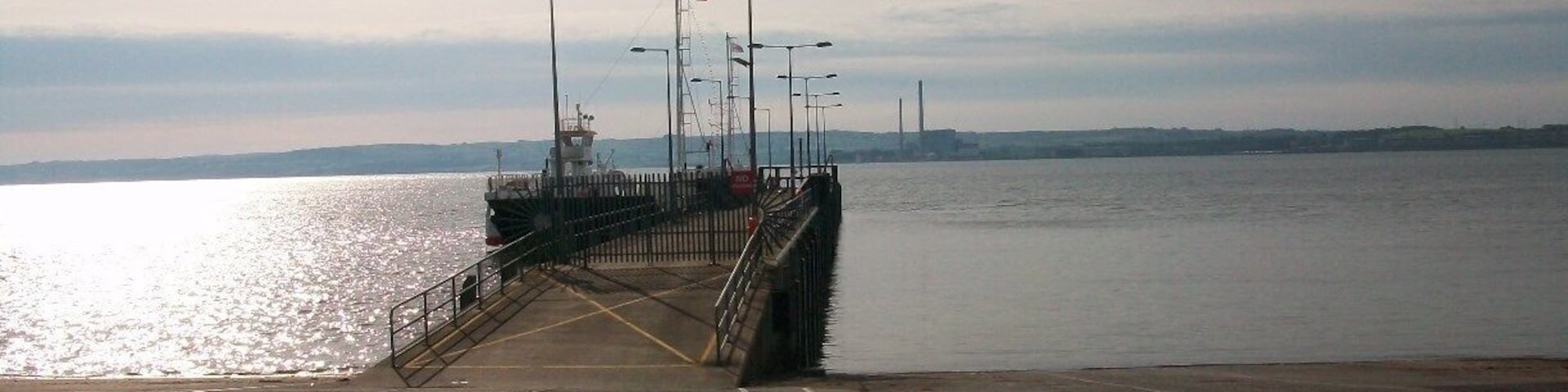 Ferry crossing the Shannon River