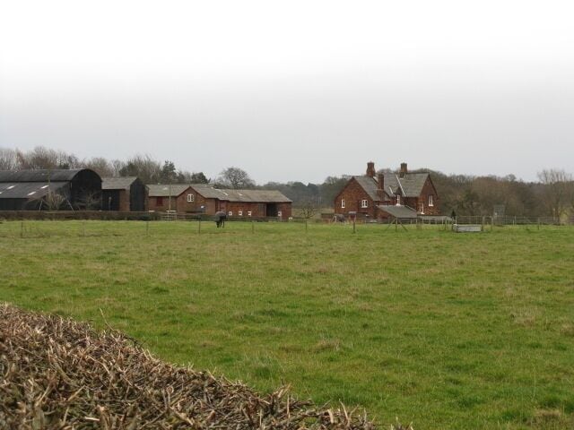 Briddon Weir Farm Photographed from Cherry Tree Lane.