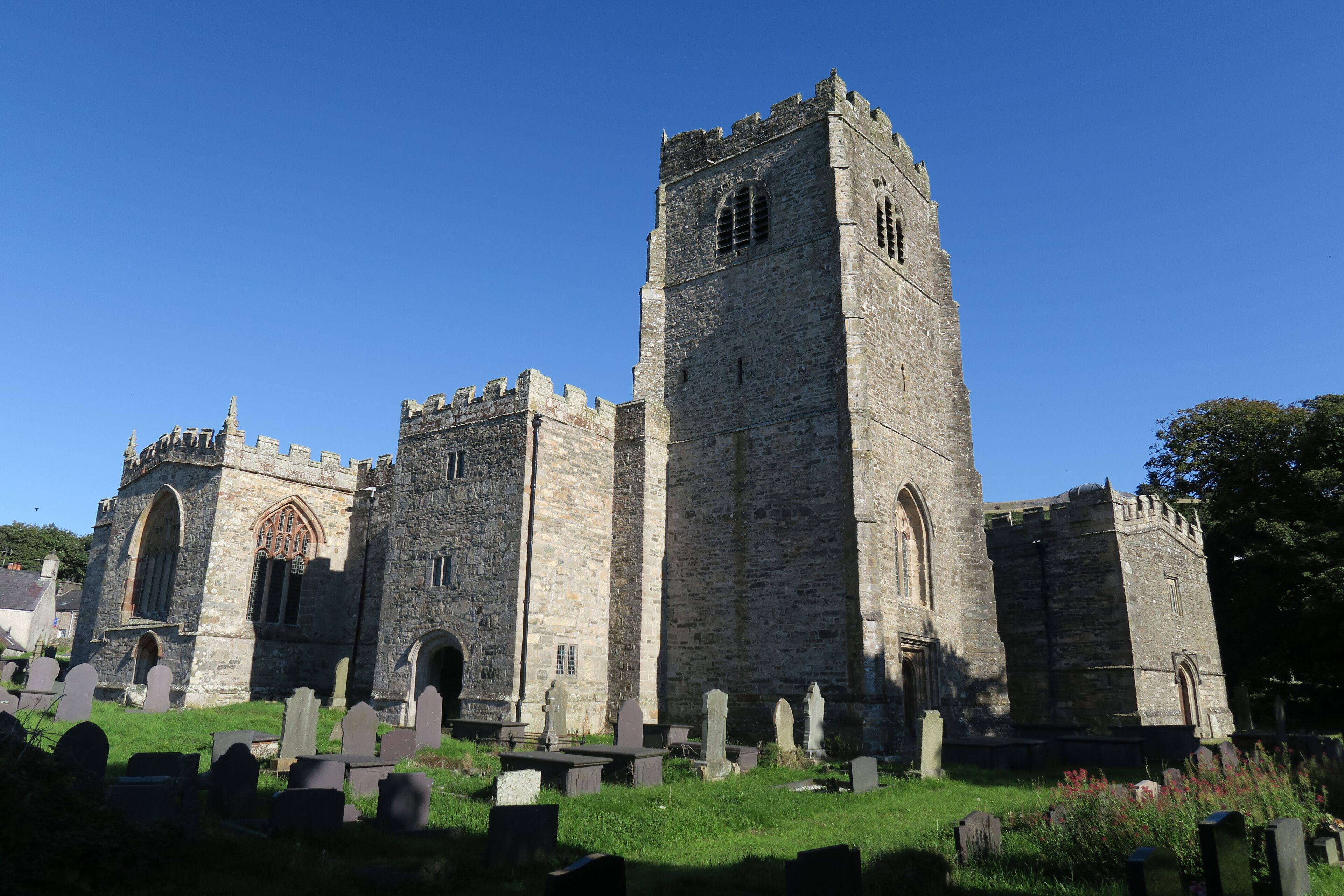 St Clynog's Church, Clynnog Fawr, Gwynedd, Wales.