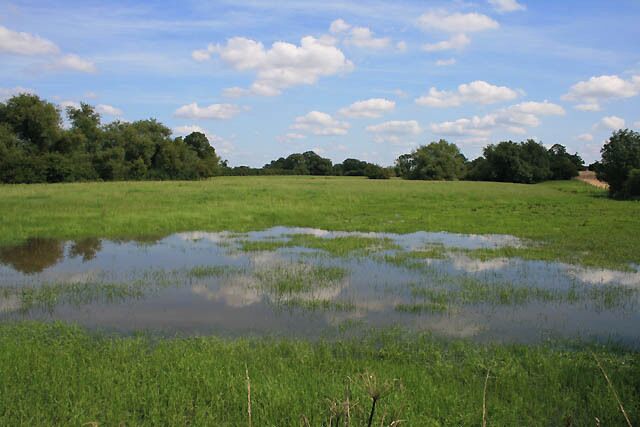 Flooded Field near Ratcliffe Culey July 2009 was very wet, as was the first week in August.